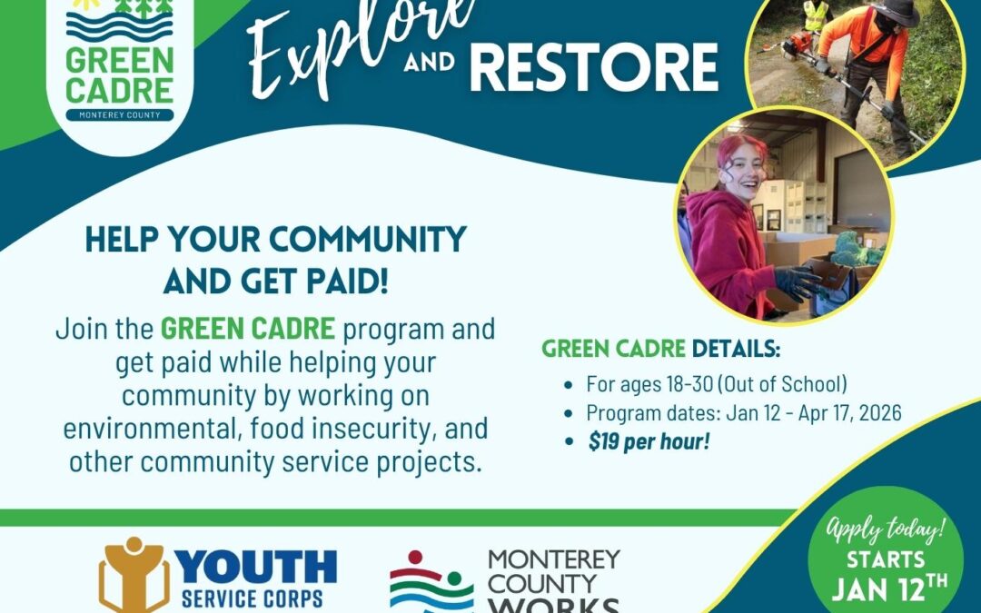Green Cadre Program – Apply by December 12th!
